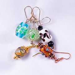 Image showing Hand made earrings