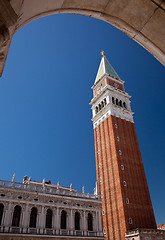 Image showing Bell Tower at St Mark's Square