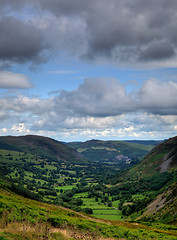 Image showing Valley in North Wales