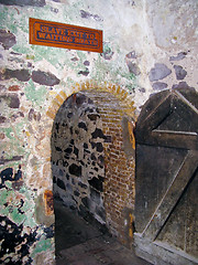 Image showing Slave exit in Elmina Castle in Ghana