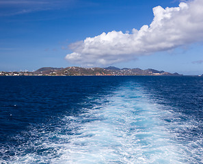 Image showing Red Hook harbor on St Thomas