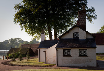 Image showing Old building by lake in Ellesmere