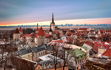 Image showing Old town of Tallinn