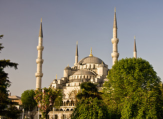 Image showing Domes of Blue Mosque