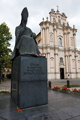 Image showing Statue of Wyszynski in Warsaw