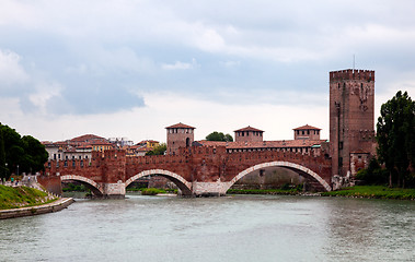 Image showing Castel Vecchio bridge