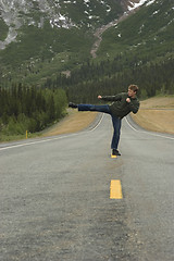 Image showing karate on the road