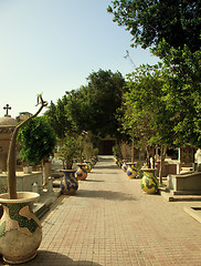 Image showing Coptic Christian tombs in Cairo