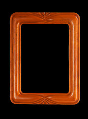 Image showing Simple carved picture frame