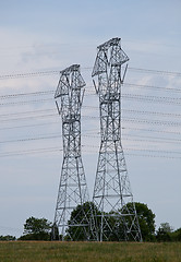 Image showing Electricity Pylons