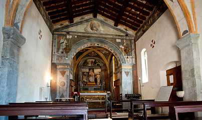 Image showing Old church in Limone