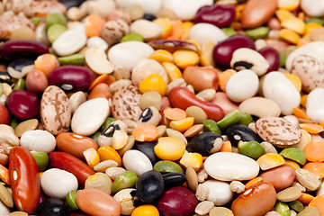 Image showing Mix of 17 beans and barley