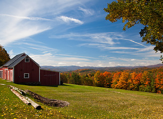 Image showing Autumn view in Vermont