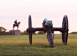 Image showing Cannons at Manassas Battlefield