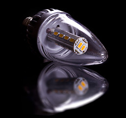 Image showing Modern LED candle bulb