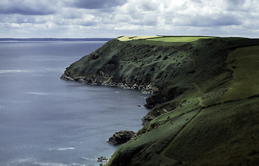 Image showing Cornwall Coastal Path