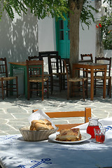 Image showing taverna lunch