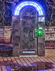 Image showing Illuminated toilet