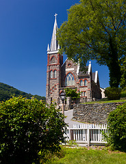 Image showing Stone church of Harpers Ferry a national park