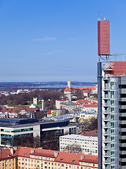 Image showing Old town of Tallinn Estonia