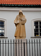 Image showing Monk Statue