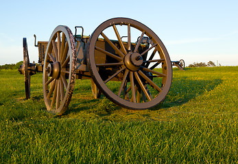 Image showing Cart on Manassas Battlefield