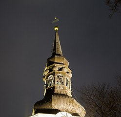 Image showing Bronze spire on Dome church