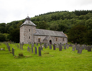 Image showing Melangell Church in North Wales