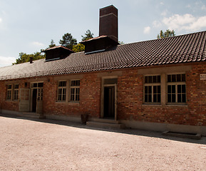 Image showing Dachau gas chambers