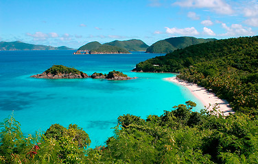 Image showing Trunk Bay on the island of St John