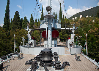 Image showing Puglia Battleship on hillside