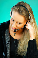 Image showing Call Centre Agent