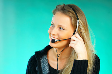 Image showing Call Centre Agent