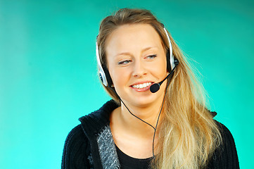 Image showing Call Centre Agent