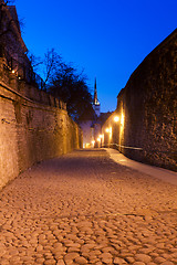 Image showing Old street in Tallinn