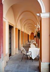 Image showing Arched restaurant