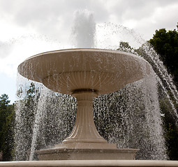 Image showing Fountain in Saxon Gardens