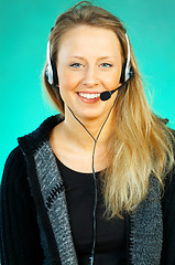 Image showing Call Centre Agent