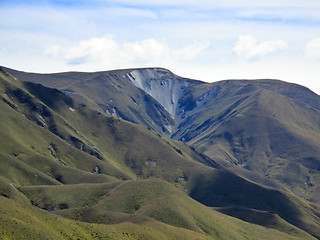 Image showing Rolling countryside in New Zealand