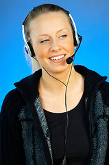 Image showing Call Centre Agent