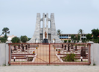 Image showing Memorial to Kwame Nkrumah in Accra Ghana