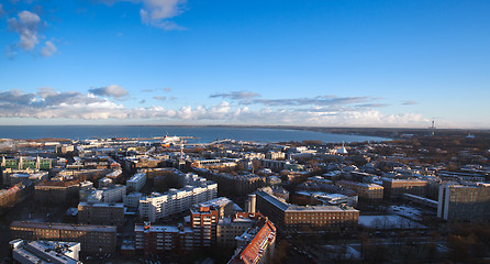 Image showing View over modern Tallinn