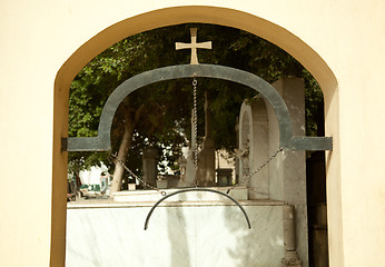 Image showing Bell shaped symbol in Coptic area of Cairo