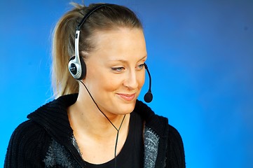 Image showing Call Centre Agent