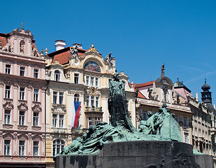 Image showing Old statue in Prague