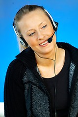 Image showing Call Centre Agent