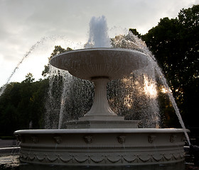 Image showing Fountain in Saxon Gardens