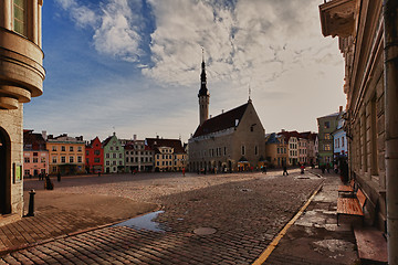 Image showing Raekoja square in Tallinn