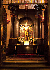 Image showing Ornate Catholic Altar