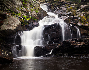 Image showing Waconah falls in Berkshires